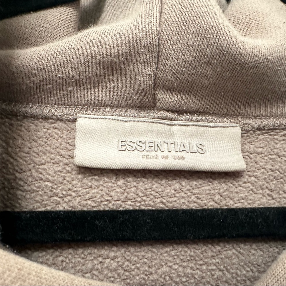 Essentials Beige Pullover Hoodie - image 4
